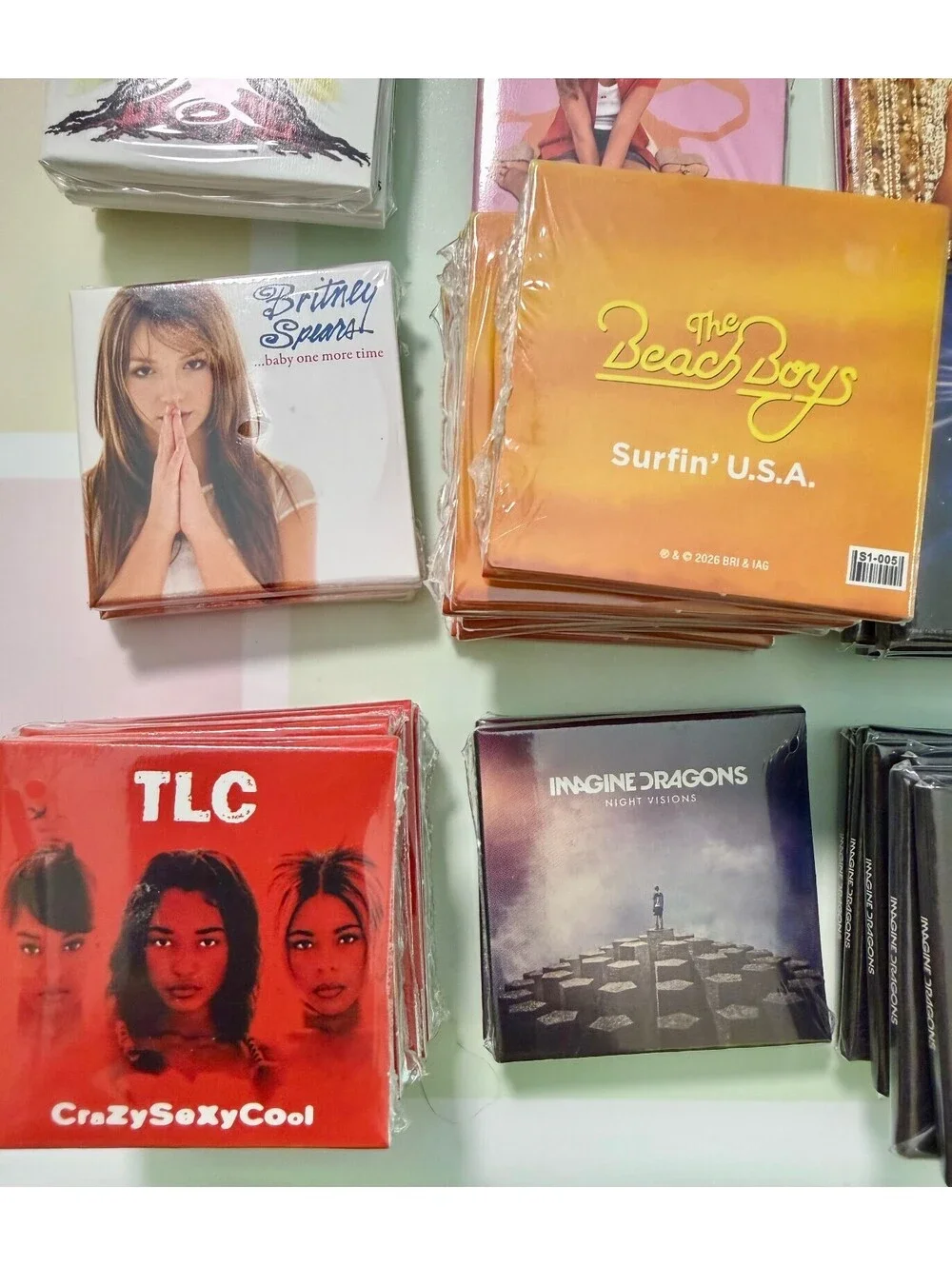 MGA Miniverse Real Music Mini Vinyl YOU PICK Britney Elton Amy Def Leppard TLC